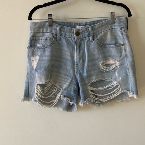 JBD. Denim Distressed Jean Short Size M - Picture 2 of 7